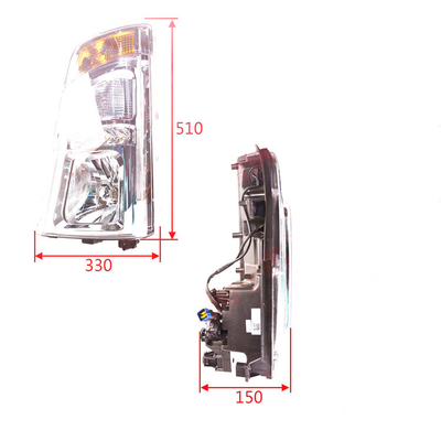 Lichte vrachtwagen koplamp Tongshuai 12V/24V voorlicht voor standaard of aangepaste verpakking