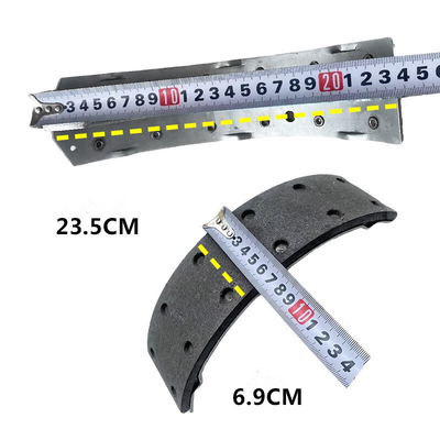 Yue Yue 1039E2-3501030A Zware vrachtwagenremschoenen voor en OE nr. 1039E2-3501030A