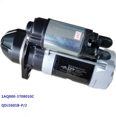 DCEC 4BT Dieselmotorstarter 1AQ000-3708010C voor JAC-voertuigen 24V 6.0KW 10 Tanden