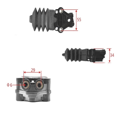 WG1642440051 Controleaanpomp cabine airbag stoel hoogte positie klep gemaakt van rubber en staal