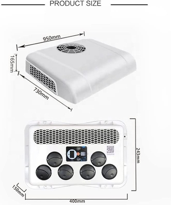 Elektrische airconditioning met 24V motor en 2600W vermogen